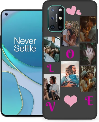 Vista 18 de Funda personalizada para OnePlus 8T con nombre de foto y texto, personalizado One Plus 8 T para teléfono móvil/smartphone/teléfono móvil/teléfono