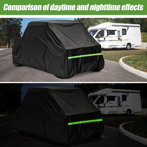 Vista 6 de Funda UTV de 4 plazas 420D impermeable para todo tipo de clima, compatible con Polaris Ranger Crew XP 1000 Mule RZR XP 4 Talon con tiras
