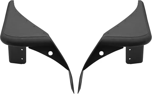 Vista 6 de Guardabarros delanteros Hooke Road para Jeep Wrangler YJ 1987-1995, protecciones de guardabarros de tubo de armadura de acero negro texturizado