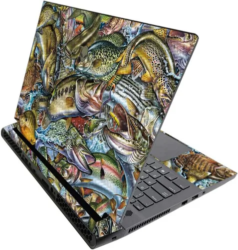 Vista 374 de MightySkins - Skin brillante con purpurina para Alienware M17 R3 (2020) y M17 R4 (2021) - Diversión de los años 90 Acabado duradero con purpurina