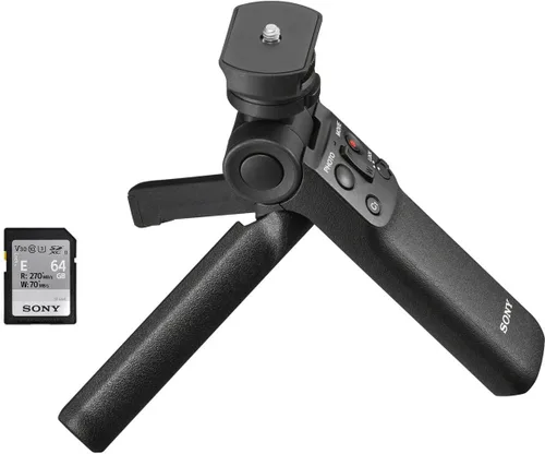Vista 6 de Sony ZV-E10 APS-C - Cámara de vlogging con lente intercambiable sin espejo, color blanco, paquete ACCVC1 Kit de accesorios para vlogger