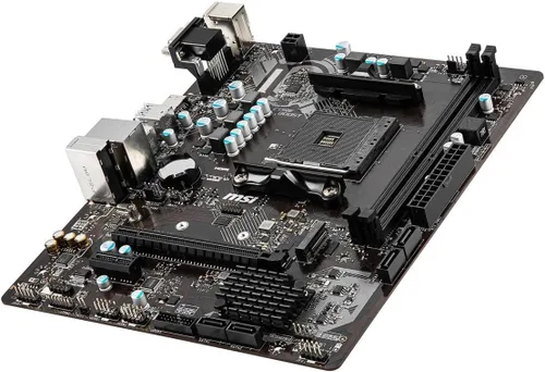 Vista 5 de MSI A320M PRO-VH ProSeries Placa base (AMD AM4, DDR4, PCIe 3.0, SATA 6Gb/s, USB 3.2 Gen 2, Ranura M.2, DVI/HDMI, Micro-ATX)