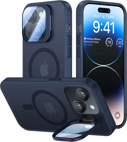 Vista 27 de VOFATA [Protección Completa Mejorada de la Cámara] para Funda iPhone Air con Cubierta de Cámara con Soporte [Compatible con MagSafe][Protección