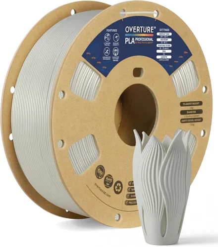 Vista 52 de Overture PLA Plus (PLA+) Filamento de 1/16 pulgadas, dureza mejorada con rollo PLA, con superficie de construcción 3D de 7.87 × 7.87 pulgadas, PLA
