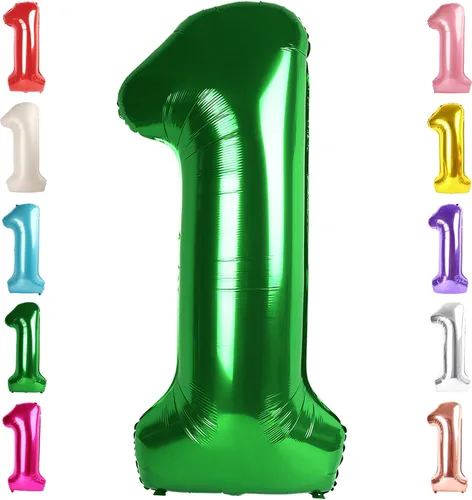 Vista 227 de Globos del números 0 de 40 pulgadas para formar los números 10, 20, 30, 40, 50, 60, 70, 80, 90, 100, para decoración de cumpleaños, bodas, eventos