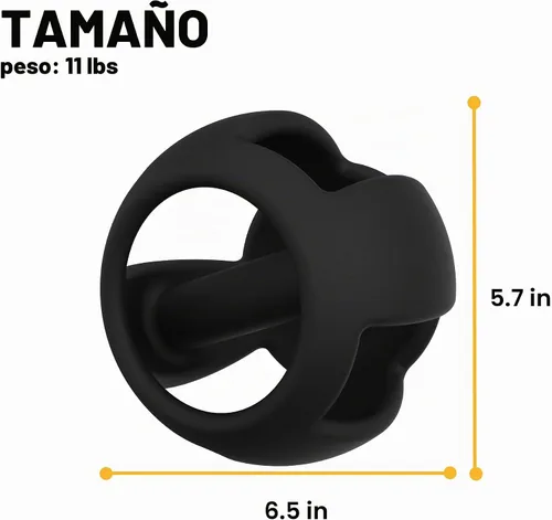 Vista 7 de POWER GUIDANCE Mancuernas Spherebell + Kettlebell, Logra el Máximo Rendimiento de Ejercicio Mientras Minimiza el Estrés en las Articulaciones