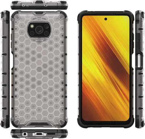 Vista 84 de Funda para Xiaomi Poco M3 cubierta,Funda para Xiaomi Poco M3 Funda 2 en 1 Teléfono Funda Negro