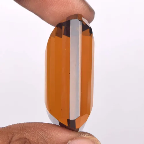 Vista 4 de Joyería Citrino amarillo 109.00 ct Corte esmeralda Citrino amarillo suelto, piedra natal facetada Gema de citrino amarillo, Gema, amarillo