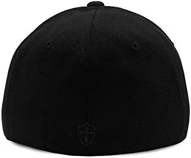 Vista 2 de Crusader Knights Templar Cross - Gorro de béisbol plateado
