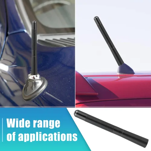 Vista 3 de X AUTOHAUX 1 Unidades 4.7 in 4.7 Pulgadas Universal Coche AM FM Radio Señal Antena Mástil para Jeep para Dodge para Ram para Ford para Toyota Fibra