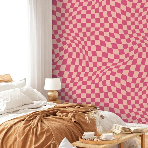 Vista 5 de Dunzoom Papel tapiz a cuadros de despegar y pegar de 15.75''x118'' pulgadas, estético, extraíble, papel de contacto, papel tapiz preppy, decoración
