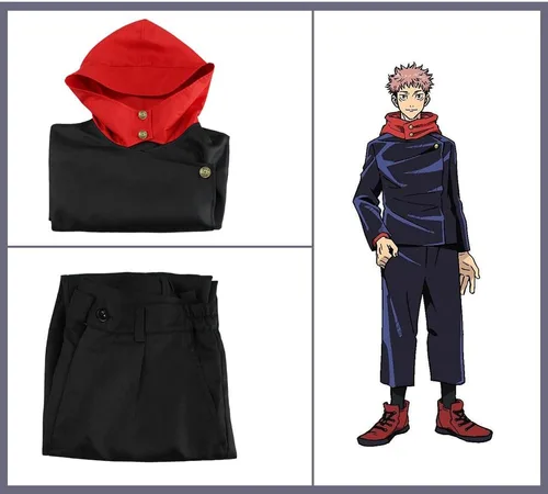 Vista 4 de UPUPCOS Disfraz de cosplay de anime, kimono, uniforme, kimono, peluca de anime, conjunto completo de Halloween