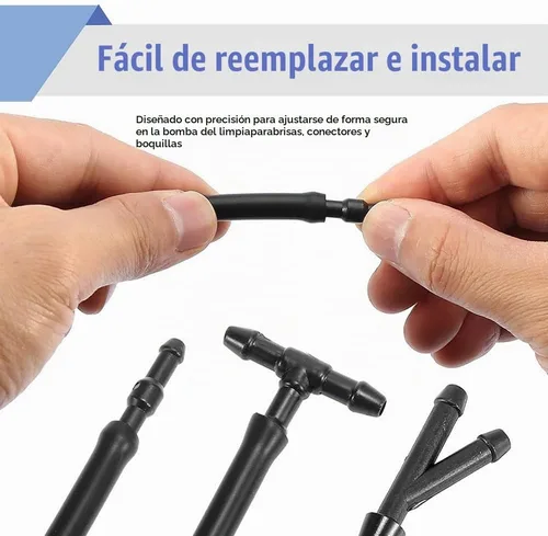 Vista 7 de Kit de boquillas de limpiaparabrisas delantero, chorro con conectores, accesorios de montaje de boquilla de parabrisas de automóvil para Honda Pilot