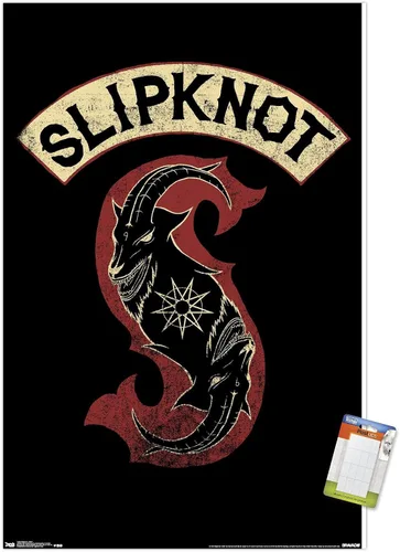 Vista 9 de Trends International Slipknot - Póster de pared de parche, 22.375 x 34 pulgadas, versión premium sin marco