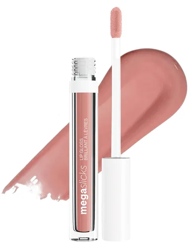 Vista 16 de Wet n Wild MegaSlicks Brillo labial, ultrabrillante, enriquecido con vitamina E, ultrabrillo de alta luminosidad hidratante, sin pruebas en animales