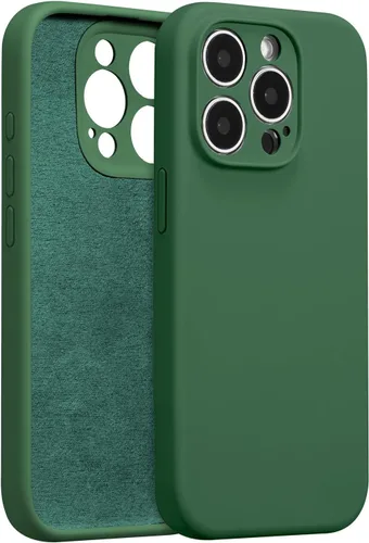 Vista 79 de Funda de silicona para iPhone Air, con [protección completa de la cámara] [forro de microfibra suave antiarañazos], funda de silicona líquida ultra