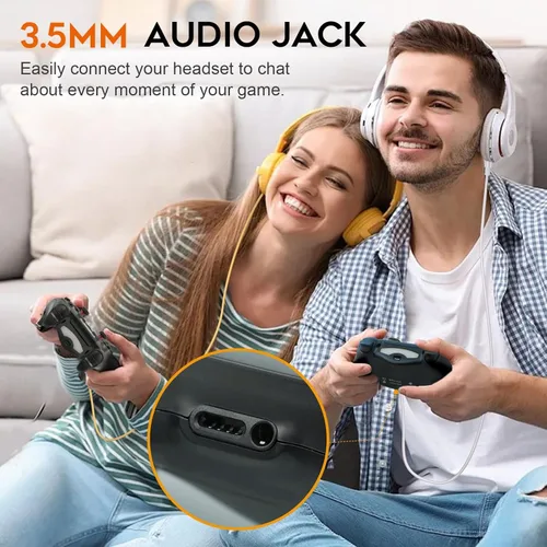 Vista 5 de citnh 2 Pack Wireless Controller for PS4，Compatible with PS4/Slim/Pro/PC，Double Shock 6-Axis Motion Sensor，Built-in Speaker &