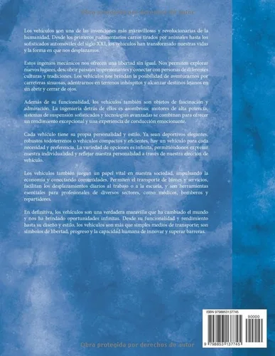 Vista 2 de Vehículos Maravillosos Libro Para Colorear (Spanish Edition)