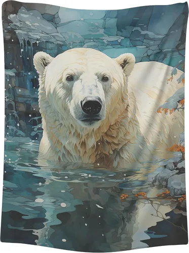 Vista 15 de Bear Blanket - Bear Gifts for Friends & Family 30" x 40