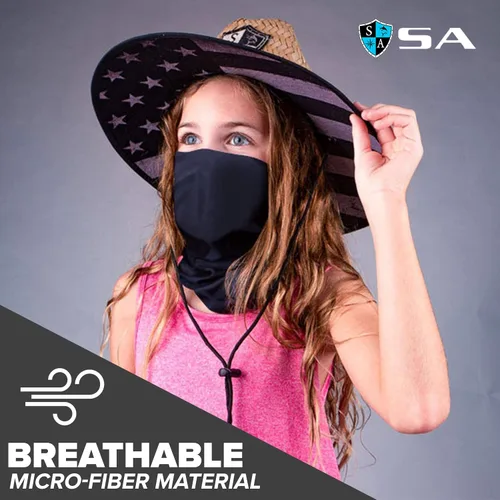 Vista 3 de S A Paquete de 5protectores faciales, con protección UV, multiuso, para niños y niñas