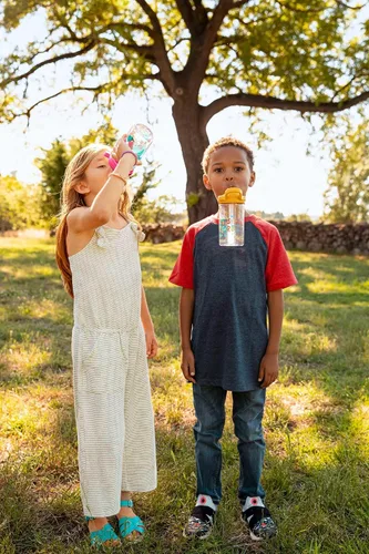 Vista 6 de CamelBak Eddy+ - Válvulas de mordida y pajitas de repuesto para niños, transparente, paquete de 2