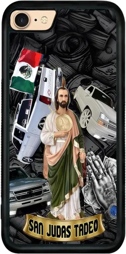 Vista 397 de Funda de teléfono Qizijio estilo azteca a prueba de golpes y protectora para iPhone 7/8/SE
