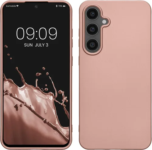 Vista 19 de kwmobile Funda compatible con Samsung Galaxy S23 - Funda protectora de silicona TPU suave y delgada - Piedra antigua