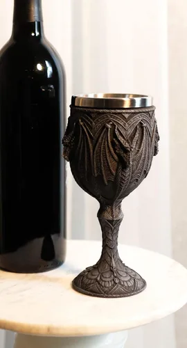 Vista 4 de Ebros Gift Legendario Fuego Sangre Grendel Cuarteto Guardianes Dragón Copa Copa Copa Fiesta Alojamiento Taberna Estilo Viejo Mundo Fantasía