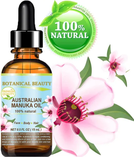 Vista 2 de Botanical Beauty Aceite de manuka wild growth crudo 100% natural virgen sin refinar aceite portador prensado en frío. para el cuidado de la piel