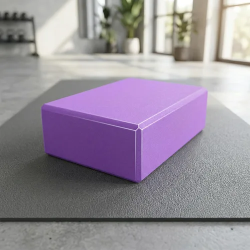 Vista 7 de Toyvian Bloque de EVA de alta densidad para yoga, antideslizante, ligero, para pilates, fitness, gimnasio, entrenamiento, estiramiento, 8.97 x 5.98
