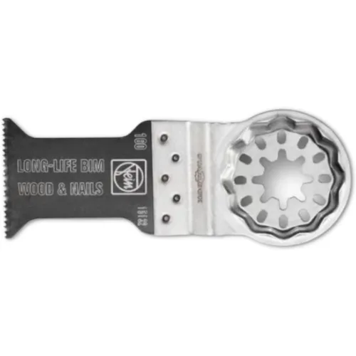 Vista 45 de Fein Starlock E-Cut - Hoja de sierra universal de corte de precisión para madera, yeso y plásticos, bimetálica con dientes ondulados universales
