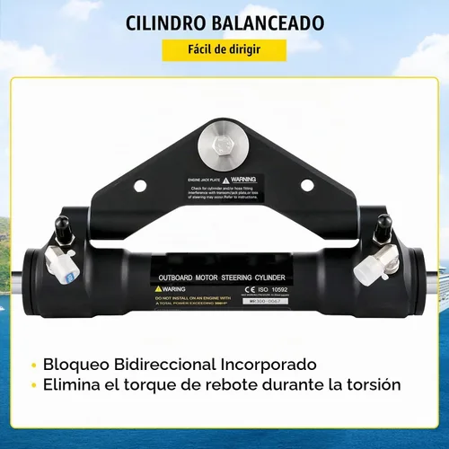 Vista 4 de VEVOR Kit de dirección hidráulica fuera de borda