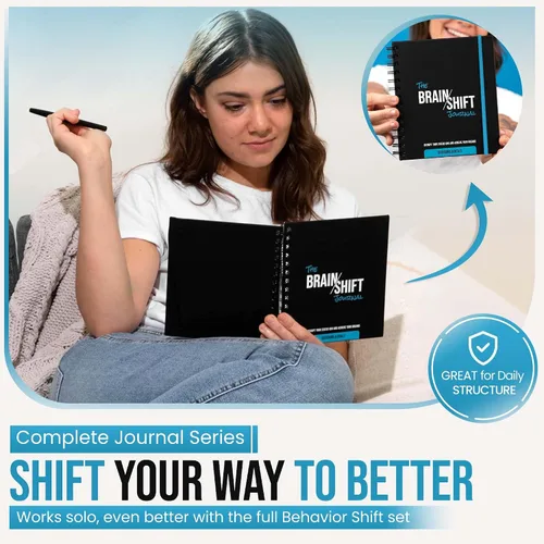 Vista 7 de The Behavior Shift Brain Shift Journal: Decisiones y objetivos - Planificador de productividad con indicaciones guiadas para crecimiento personal