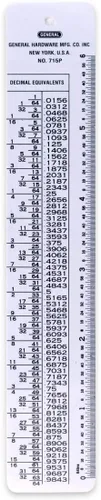 Vista 7 de General Tools Llaves de Macho Estándar Profesionales #167 - Herramientas de Roscado con Tabla de Referencia para Machos de 0 a 1/2 Pulgada - Juego