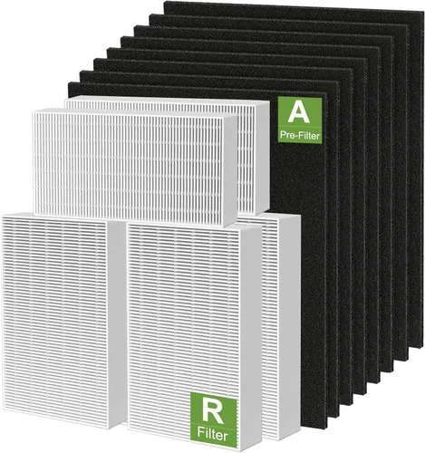 Vista 9 de Filtro HEPA HPA300 de repuesto para purificadores de aire Honeywell serie HPA300 HPA300, HPA300VP, HPA304, HPA3300, reemplazo HRF-R3