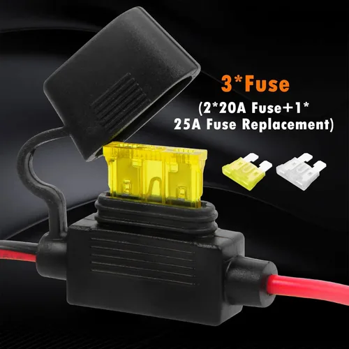 Vista 5 de CUZEC Enchufe adaptador de enchufe 14AWG de 4 pies / 3.9 ft con terminal de ojal