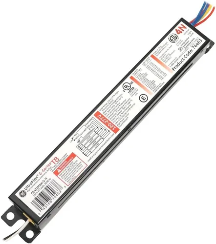 Vista 2 de GE ProLine UltraMax - Balasto fluorescente electrónico multivoltio, balasto de arranque instantáneo T8