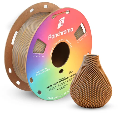 Vista 66 de Polymaker Panchroma - Filamento PLA mate de 0.07 in, 2.2 lbs, madera de Madera mate de doble degradado