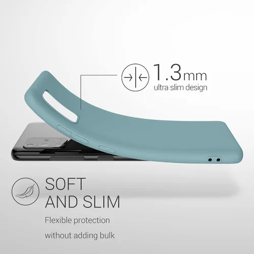 Vista 2 de kwmobile Funda compatible con Samsung Galaxy A51 - Funda protectora de silicona TPU suave y delgada - Arctic Night