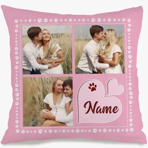 Vista 12 de Customizable Pillowcase with 6 Images and Text Dedicated to Mom, Decorative Cushion offering a Warm Gift for Anniversaries Birthdays Christmas or 6