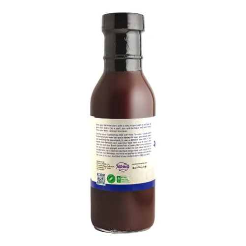Vista 2 de Uncle Clarence - Salsa para barbacoa original hecha con arándanos, paquete de 2 salsas para barbacoa totalmente natural, salsa para sumergir