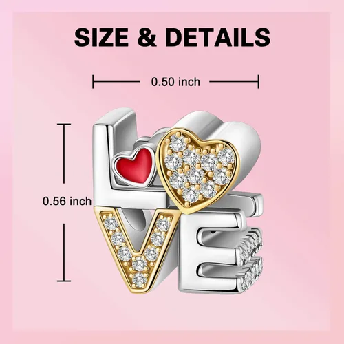 Vista 270 de Dije de girasol con diseño de estrella y luna y elefante para pulsera, collar de plata de ley 925, dijes de corazón de amor para mujer, regalo