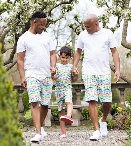 Vista 3 de Burt's Bees Baby - Pijama de camiseta y pantalón para bebé niña