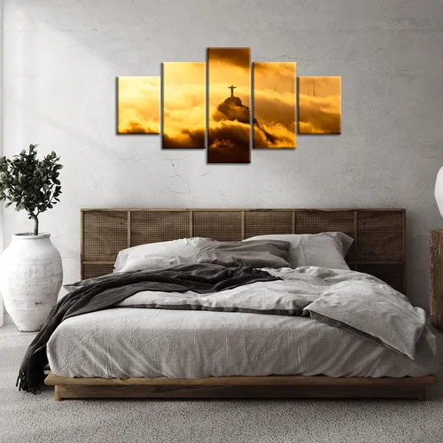 Vista 50 de Arte de Pared Cristiano Símbolo Religioso Cuadro Enmarcado Pintura de Cruz de Cristo Cruces Decoración de Pared Impresión en Lienzo de Cruz Póster