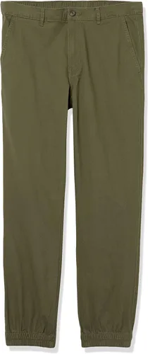 Vista 5 de Tienda Essentials Pantalones de jogging para hombre, de algodón, ajuste delgado, cómodos, elegantes