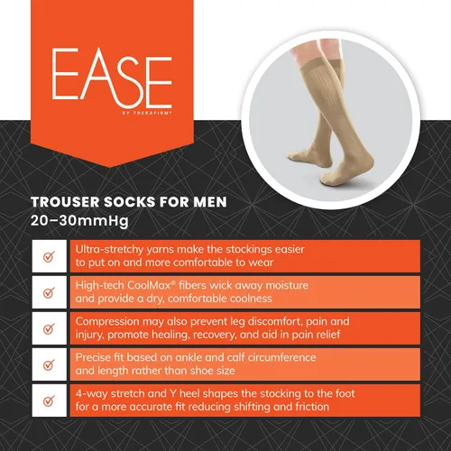 Vista 3 de EASE BY THERAFIRM Pantalones cortos modernos para hombre