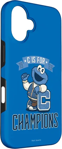 Vista 3 de iPhone 16 Sesame Street Cookie Monster C es para Champions Case