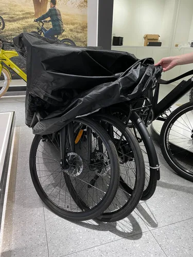 Vista 8 de Himiway Funda para bicicleta de neumáticos gruesos, impermeable, resistente, material Ripstop, antipolvo, lluvia, nieve, protección UV