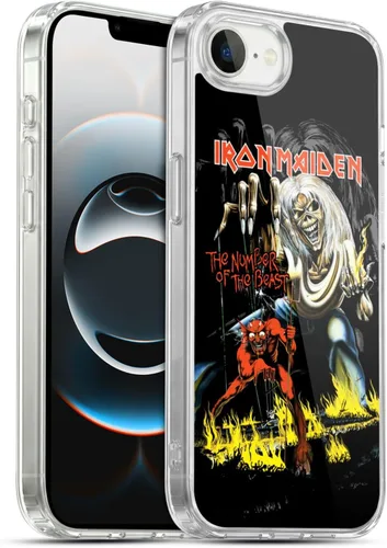 Vista 176 de Head Case Designs Funda de gel suave con licencia oficial de Iron Maiden Brave New World, compatible con Apple iPhone 7 Plus/iPhone 8 Plus Nuevo