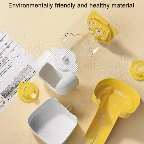Vista 7 de Comederos automáticos colgantes para perros y gatos, comedero automático para conejos sin goteo, juego de cuencos de alimentación de jaula